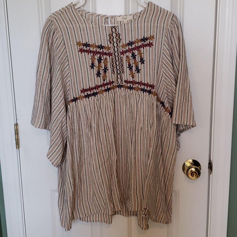 Easel boho "shrunken dress" top